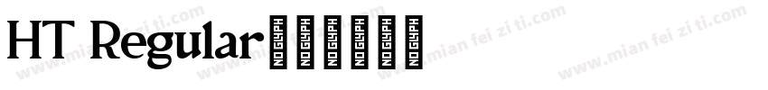 HT Regular字体转换